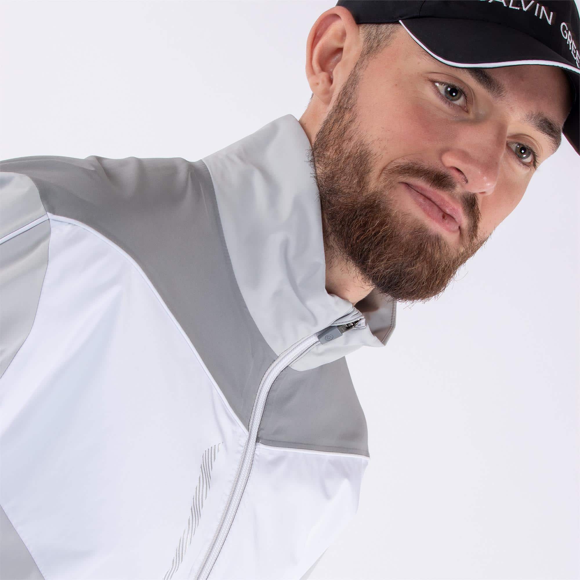 Galvin Green Armstrong Paclite Gore-tex Waterproof Jacket Cool Grey/White/Sharksfin